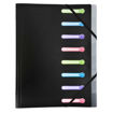 Picture of EXAC A4 OPAK MULTIPART FILE BLACK WITH 8 TABS